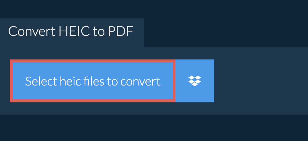 Convert heic to pdf
