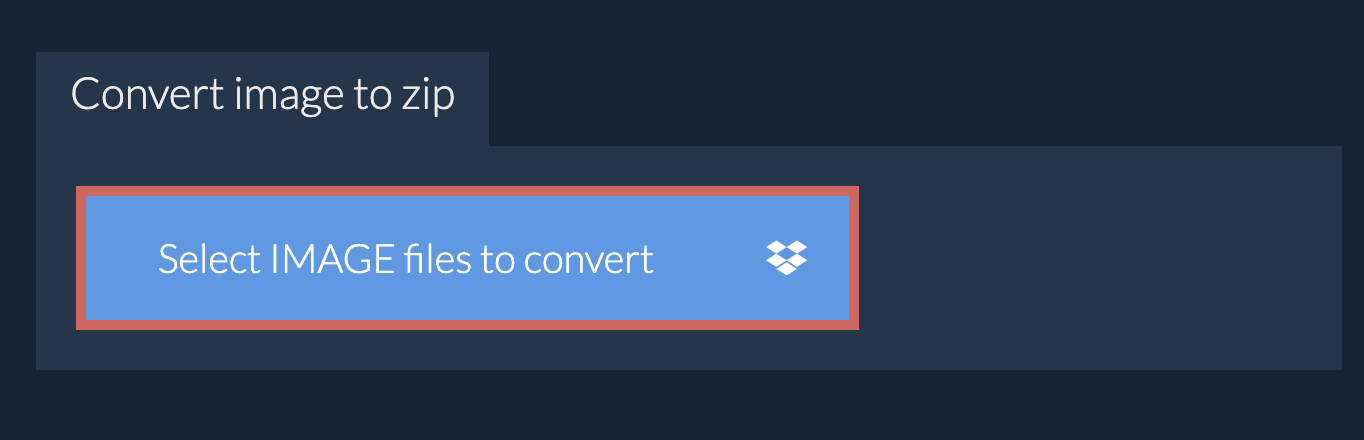 Convert image to zip