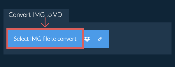 Convert IMG to VDI