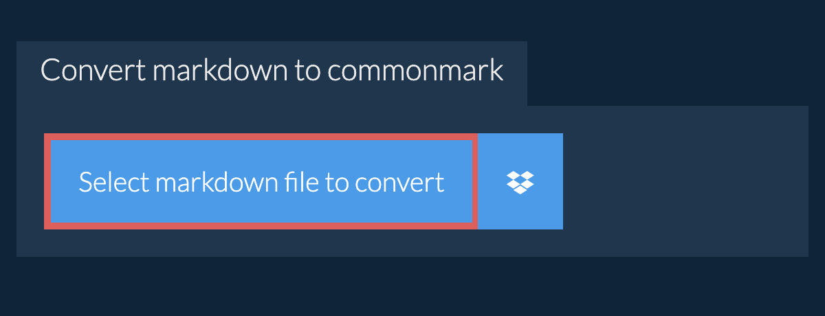 Convert markdown to commonmark