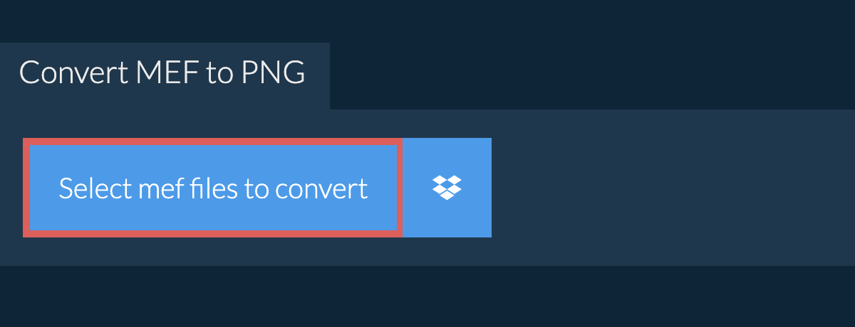 Convert mef to png