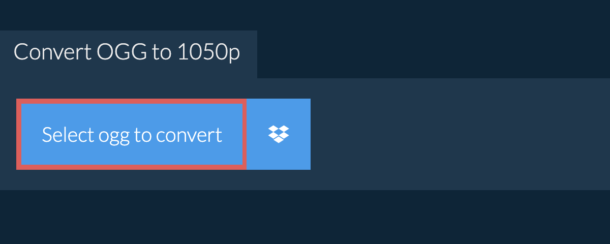 Convert ogg to 1050p