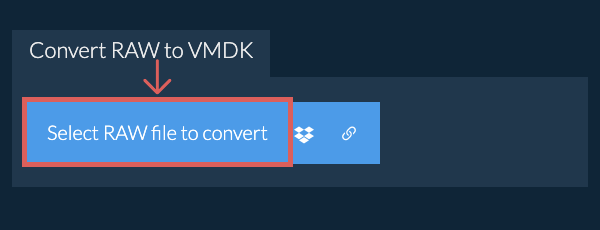 Convert RAW to VMDK