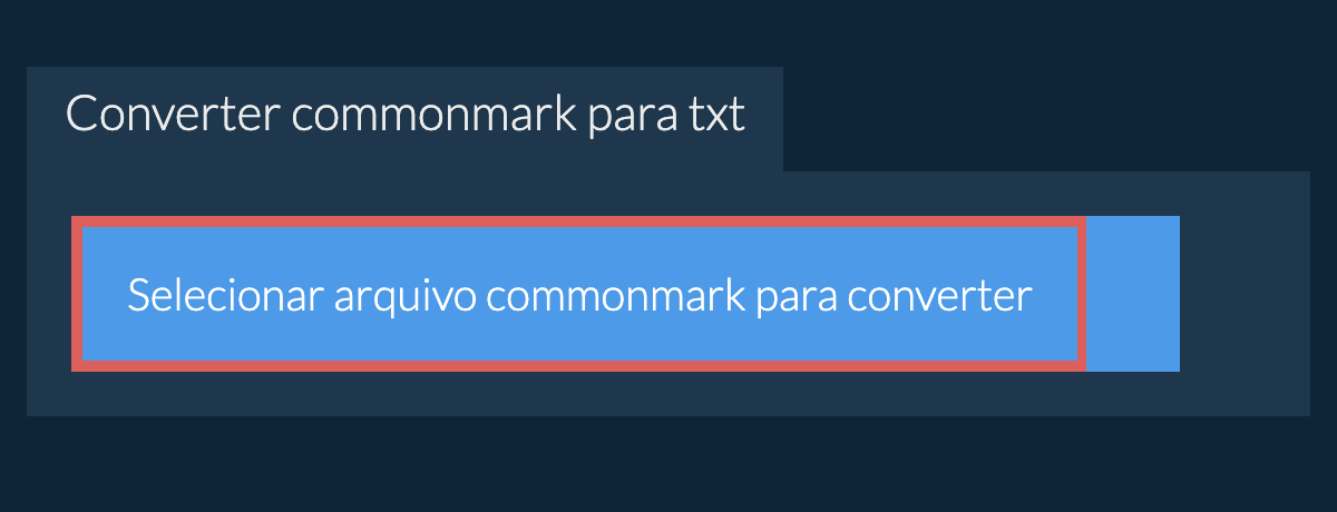 Converter commonmark para txt