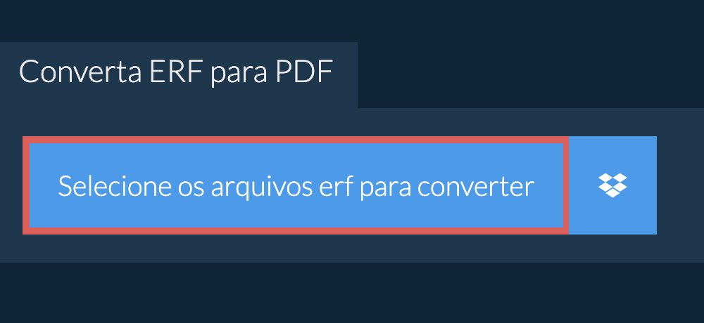 Converta erf para pdf