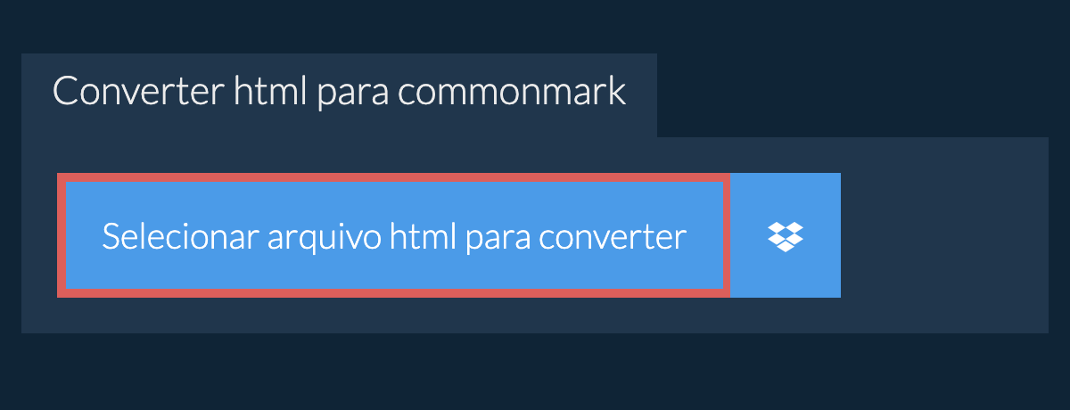 Converter html para commonmark