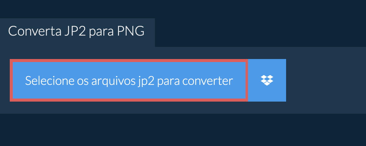 Converta jp2 para png