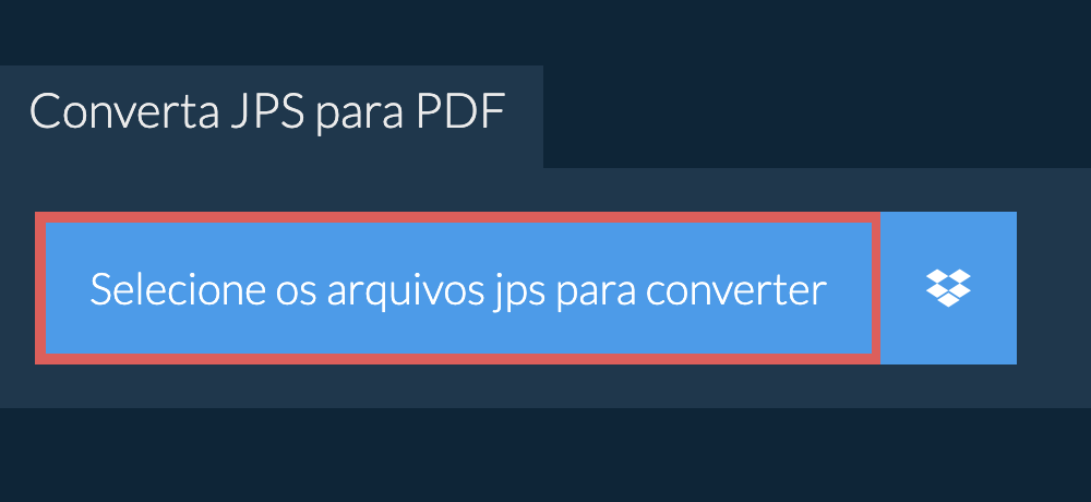 Converta jps para pdf