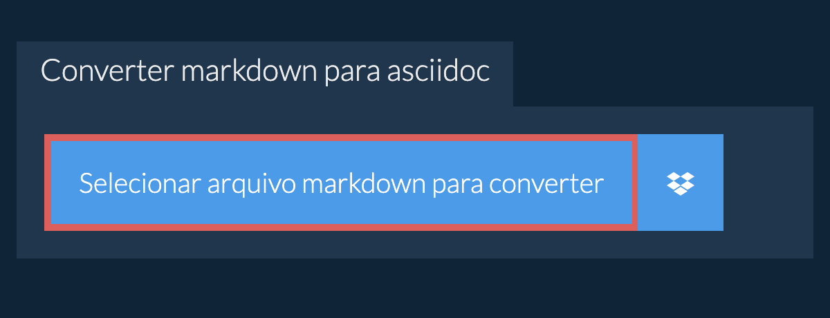Converter markdown para asciidoc