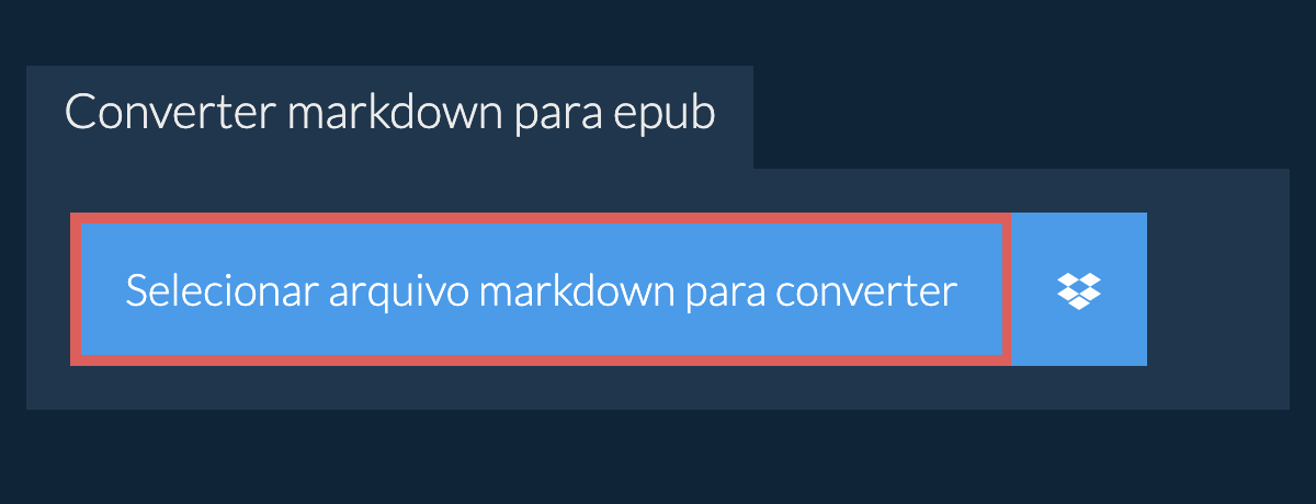 Converter markdown para epub