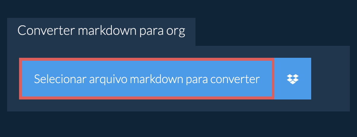 Converter markdown para org