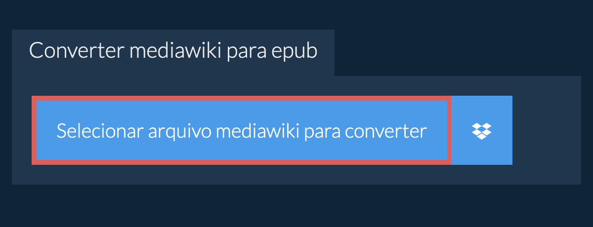 Converter mediawiki para epub