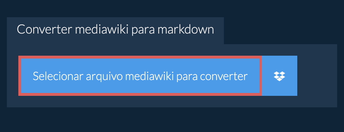 Converter mediawiki para markdown
