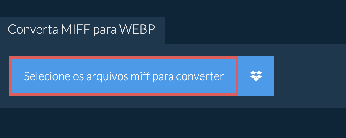 Converta miff para webp