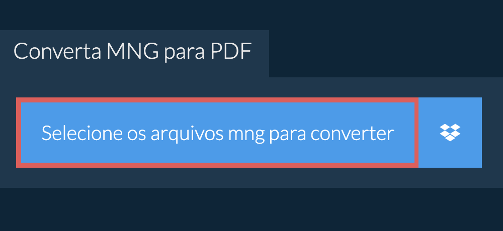 Converta mng para pdf