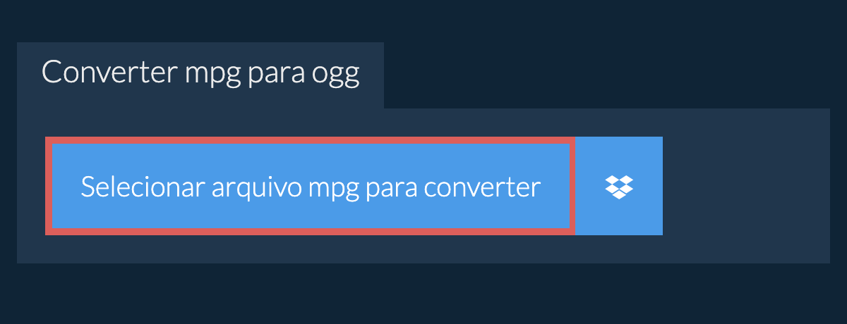 Converter mpg para ogg