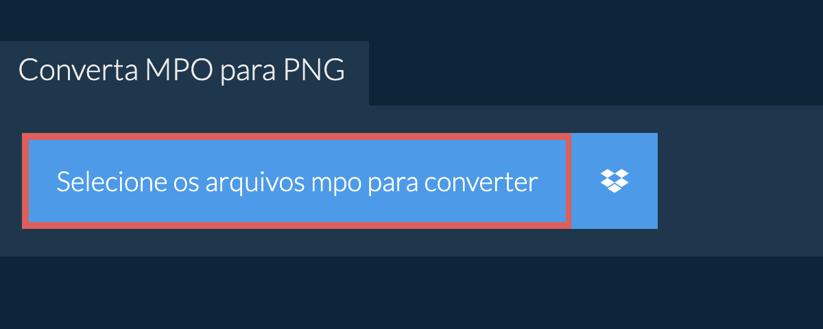 Converta mpo para png