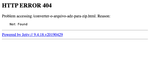 Converter o arquivo adz para zip