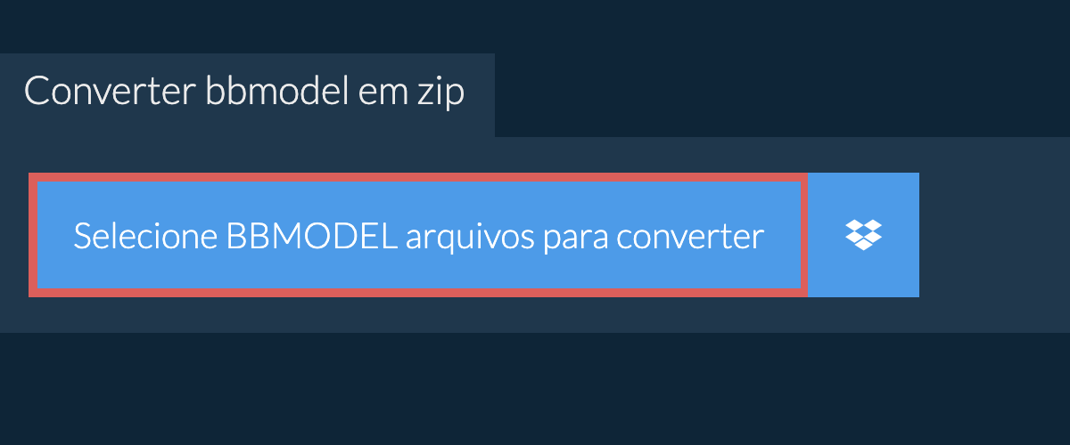 Converter bbmodel em zip