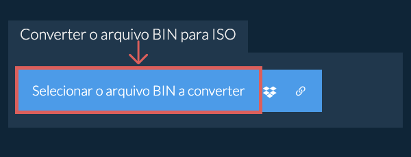 Converter o arquivo BIN para ISO