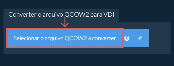 Converter o arquivo QCOW2 para VDI