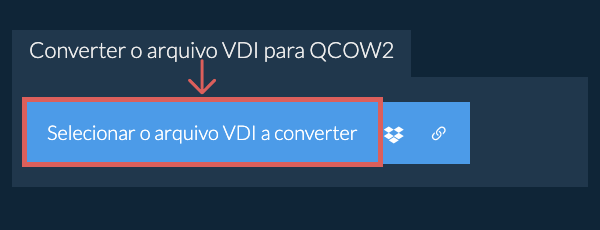 Converter o arquivo VDI para QCOW2