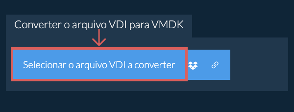 Converter o arquivo VDI para VMDK