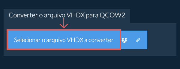 Converter o arquivo VHDX para QCOW2