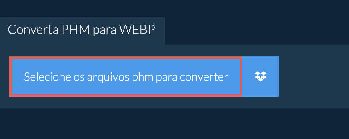 Converta phm para webp