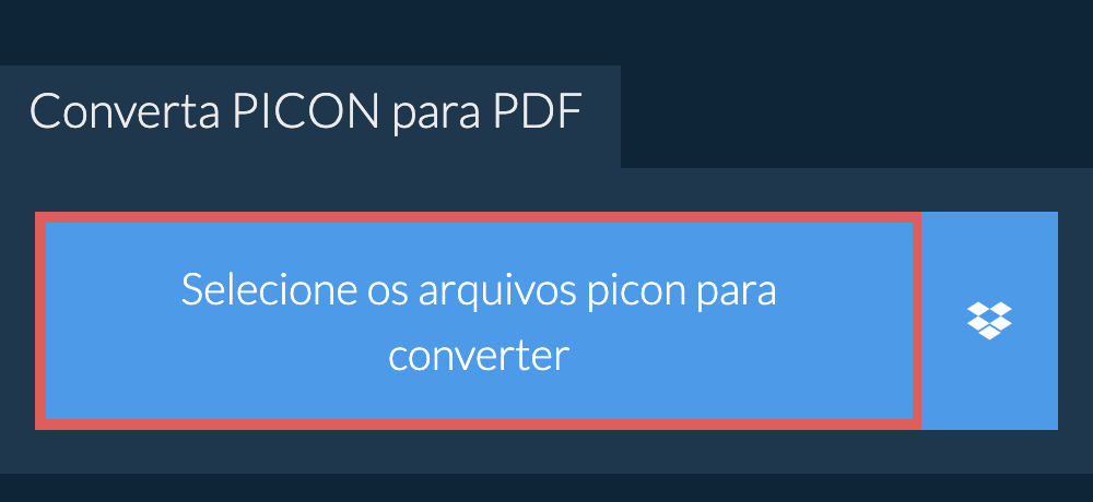 Converta picon para pdf