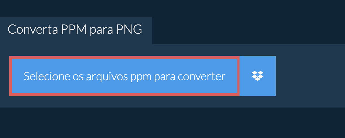 Converta ppm para png