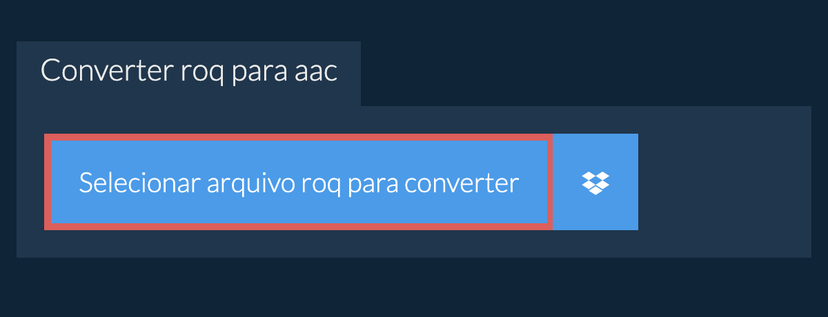 Converter roq para aac