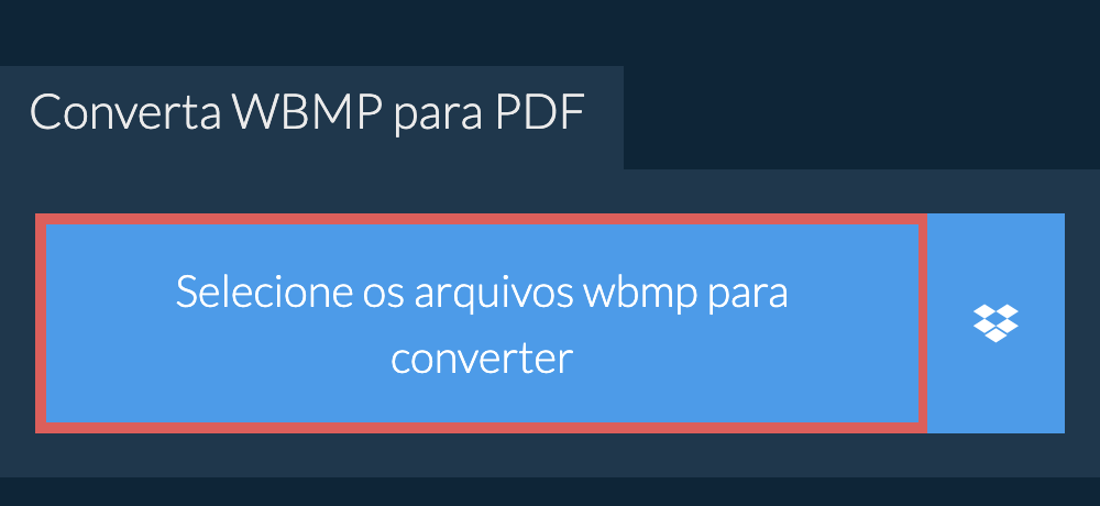 Converta wbmp para pdf