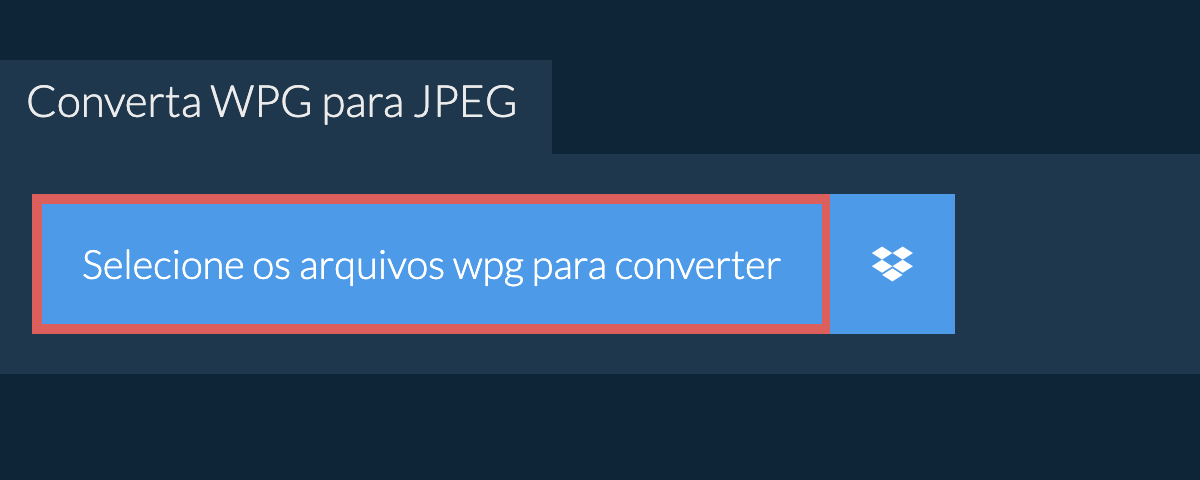 Converta wpg para jpeg