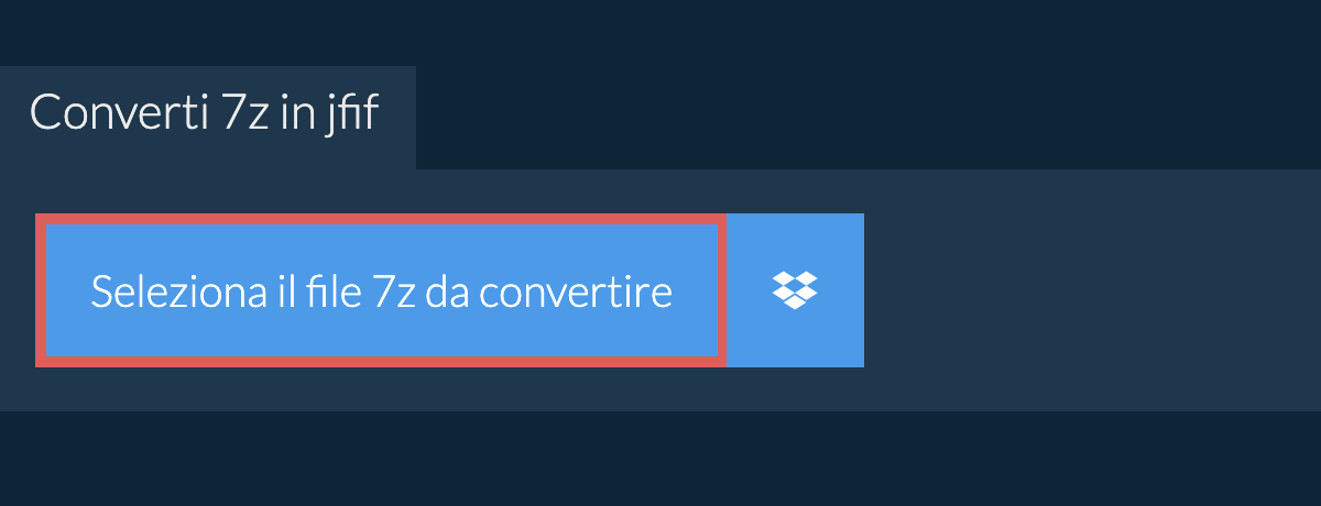 Converti 7z in jfif