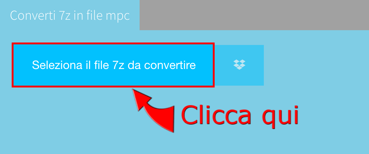 Converti 7z in mpc