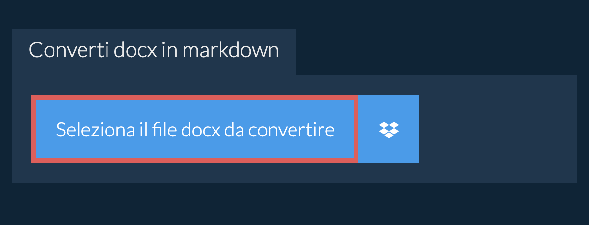 Converti docx in markdown