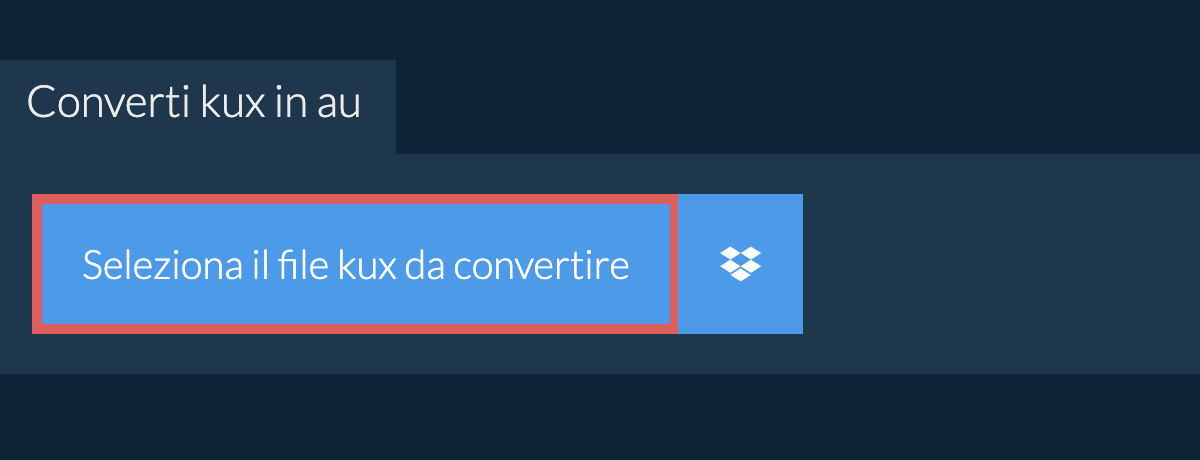 Converti kux in au