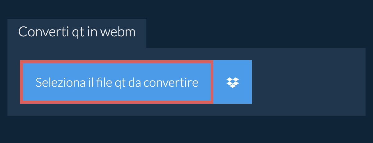 Converti qt in webm