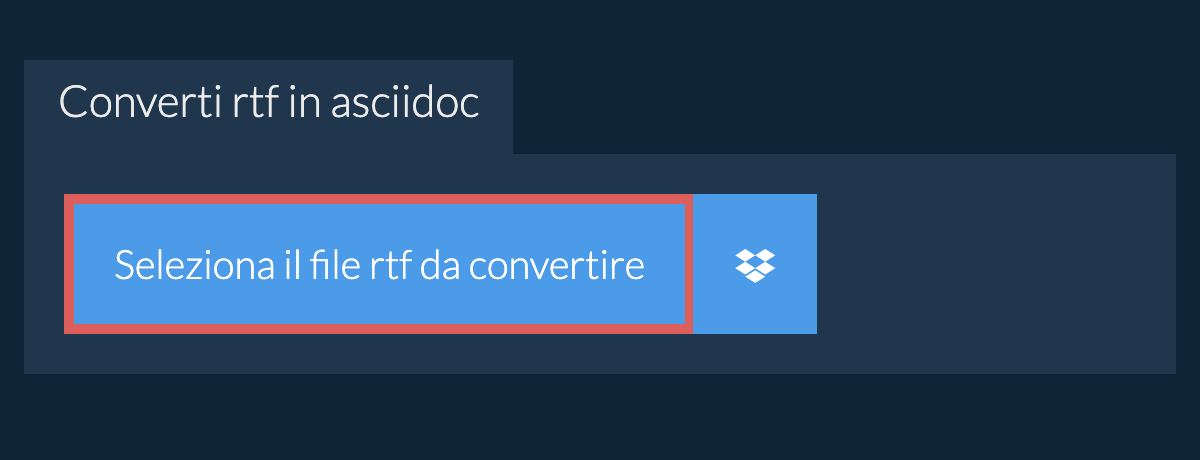 Converti rtf in asciidoc