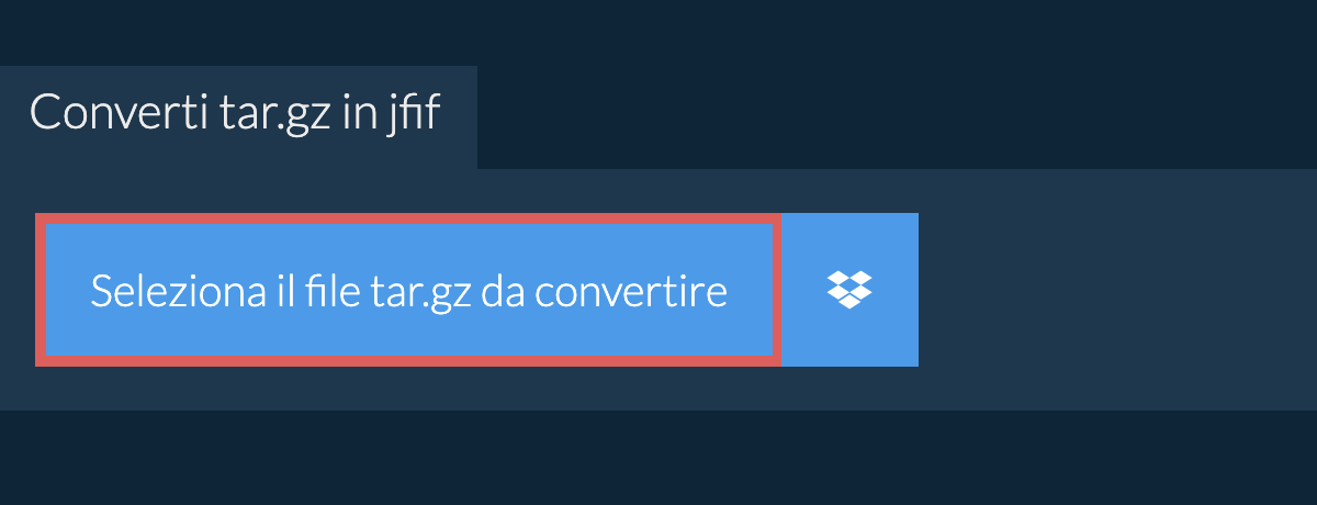 Converti tar.gz in jfif