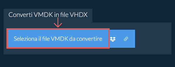 Converti VMDK in file VHDX