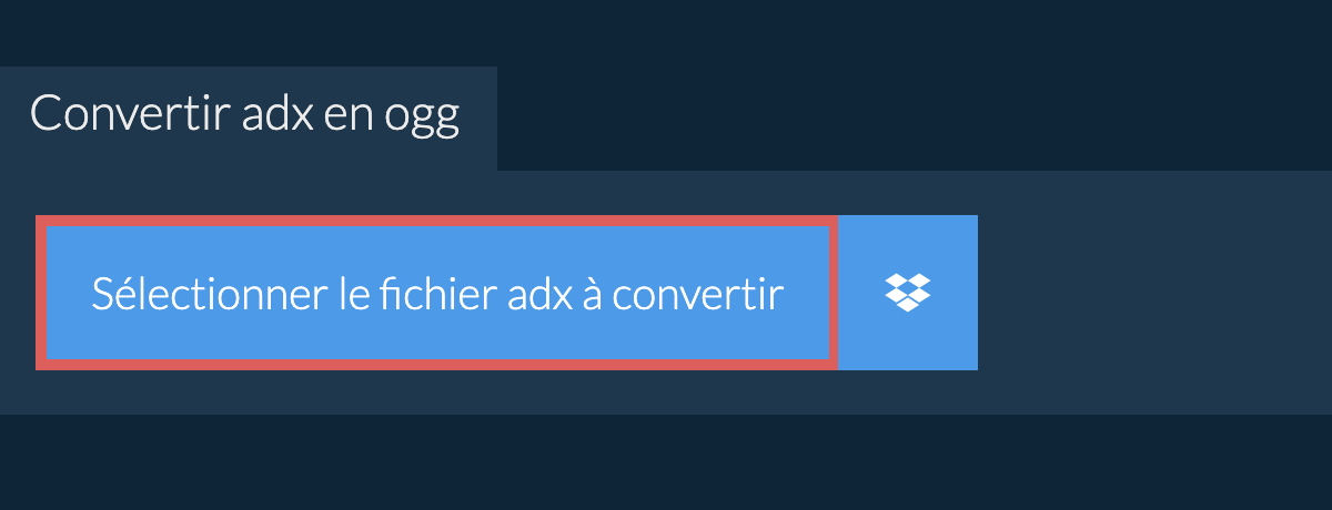 Convertir adx en ogg