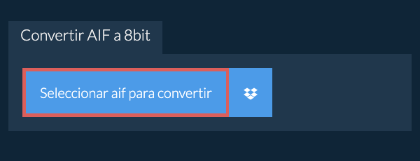 Seleccionar aif para convertir
