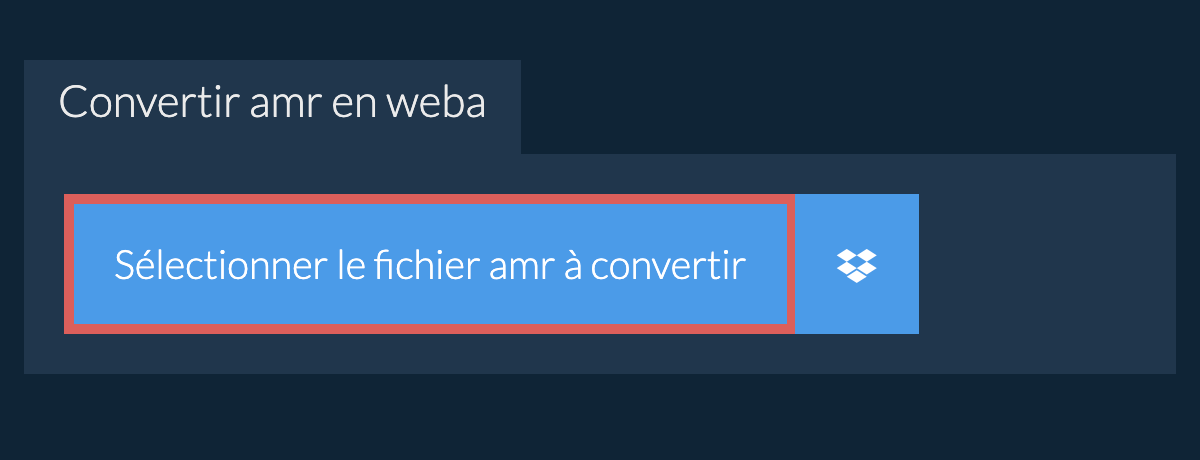Convertir amr en weba
