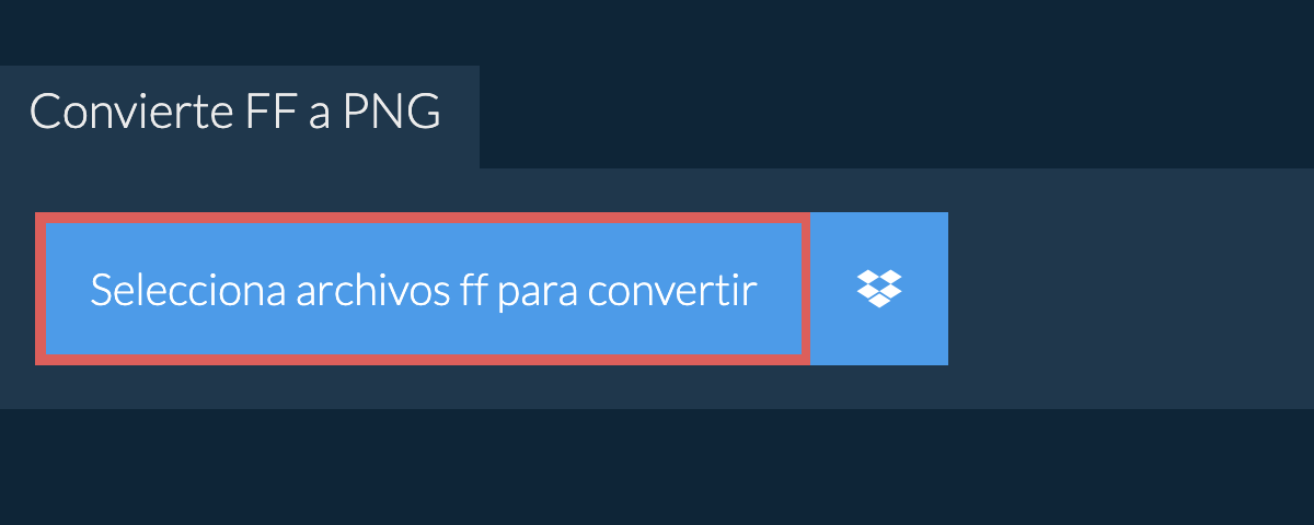 Convierte ff a png