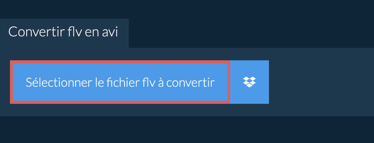 Convertir flv en avi