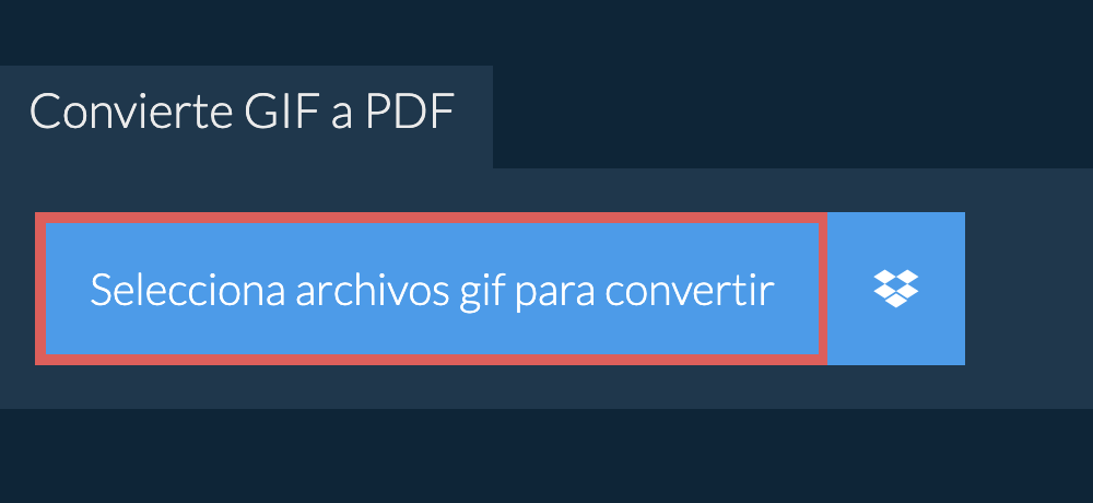 Convierte gif a pdf