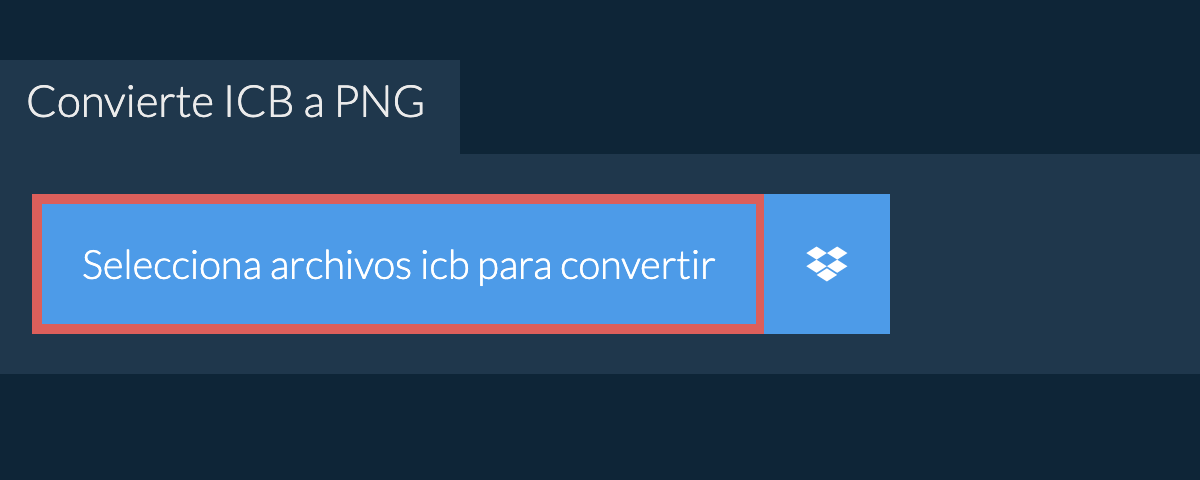 Convierte icb a png