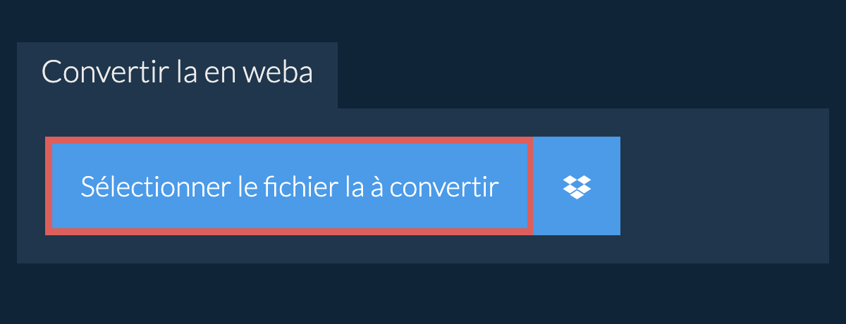 Convertir la en weba